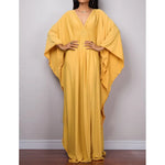 Greek Goddess Long Dress Batwing Sleeve Tunic Beach Cover Up Cover-ups Beach Dress Beach Wear Beachwear Kaftan Maxi Dress V4427
