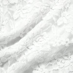 Sexy White Lace Bodysuit Women Solid Color Long Sleeve Sheer Corset Top Autumn Ruffles V Neck See Thourgh Slim Fit Jumpsuit