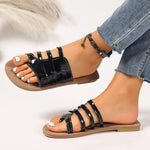 Women Slippers 2026 New Minimalist Fashion Flat Sandals Summer Outdoor Beach Slippers Lightweight Woman Shoes Slides Women