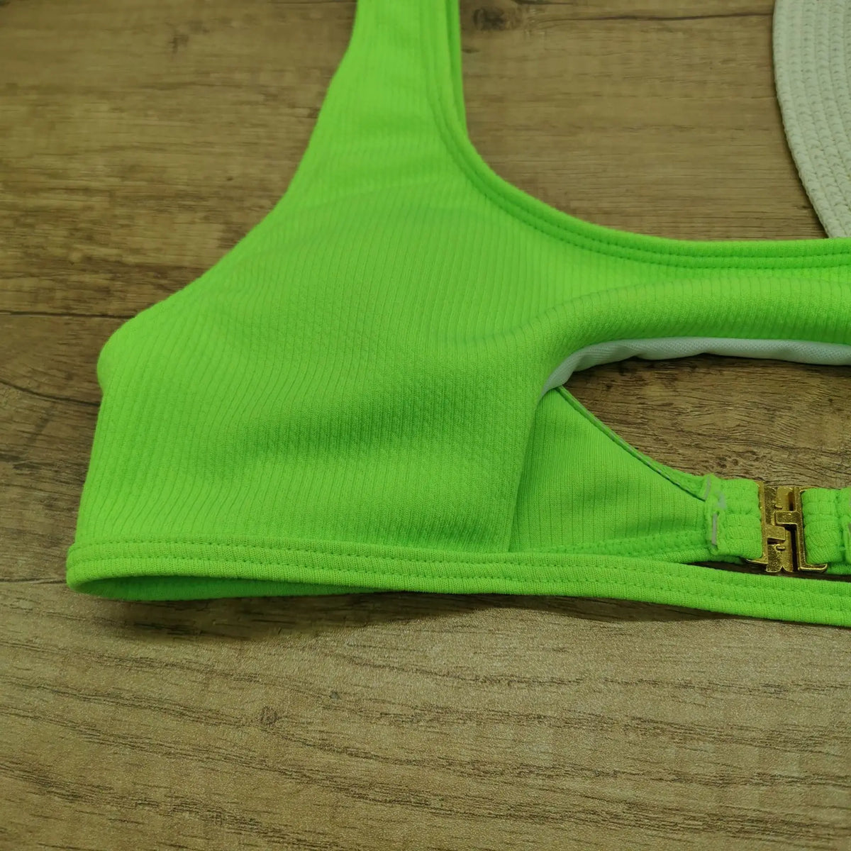 Micro Bikini 2022 Sexy Women Swimsuit Female Rib Bikini Set Push Up Women Swimwear Brazilian Biquini Cut Out Neon Bathing Suit