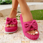 Women Slippers New Wedge Platform Sandals Beach Casual Slippers Lightweight Fashion