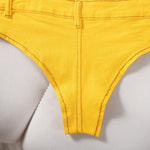 Sexy Low Waist Mini Denim Shorts Women Summer Beach Short Pants Jeans Woman Fashion Womens Club Party Jean Micro Shorts LTMW