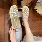 Fashion SummerBreathable Shoes 2026 New in Light Casual Offer Flat Flowers Rhinestone Ladies Footwear