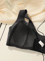 Women Front Closure Floral Lace Bra Wireless Wide Strap Breathable Anti Sag Support Daily Sleep Underwear Soutien Gorge Femme