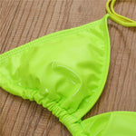 DEKA Shiny PU Mini Micro Bikini 2025 Women Swimsuit Female Brazilian Swimwear Two Pieces Bikini Set High Cut Bathing Suit Swim