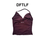 DFTLFNew Women Seamless V-neck Sports Vest Breathable Sleeveless Yoga Top Detachable Padding Slim Fit Gym Running Workout Athlet
