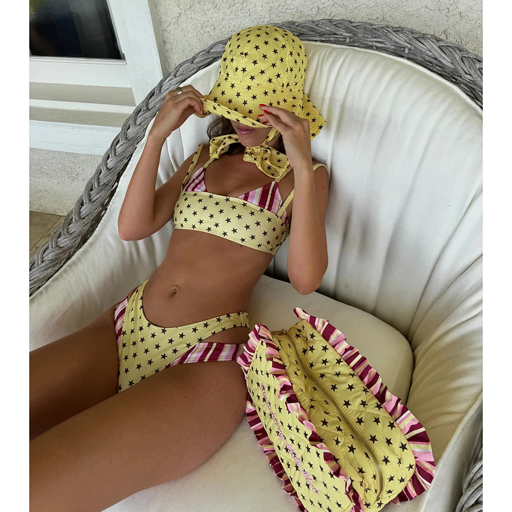 Micro Bikinis 2026 Push Up Women Swimsuit Sexy Swimwear Brazilian Bikini Set Bandeau Biquini Patchwork Swimsuit Summer Beachwear