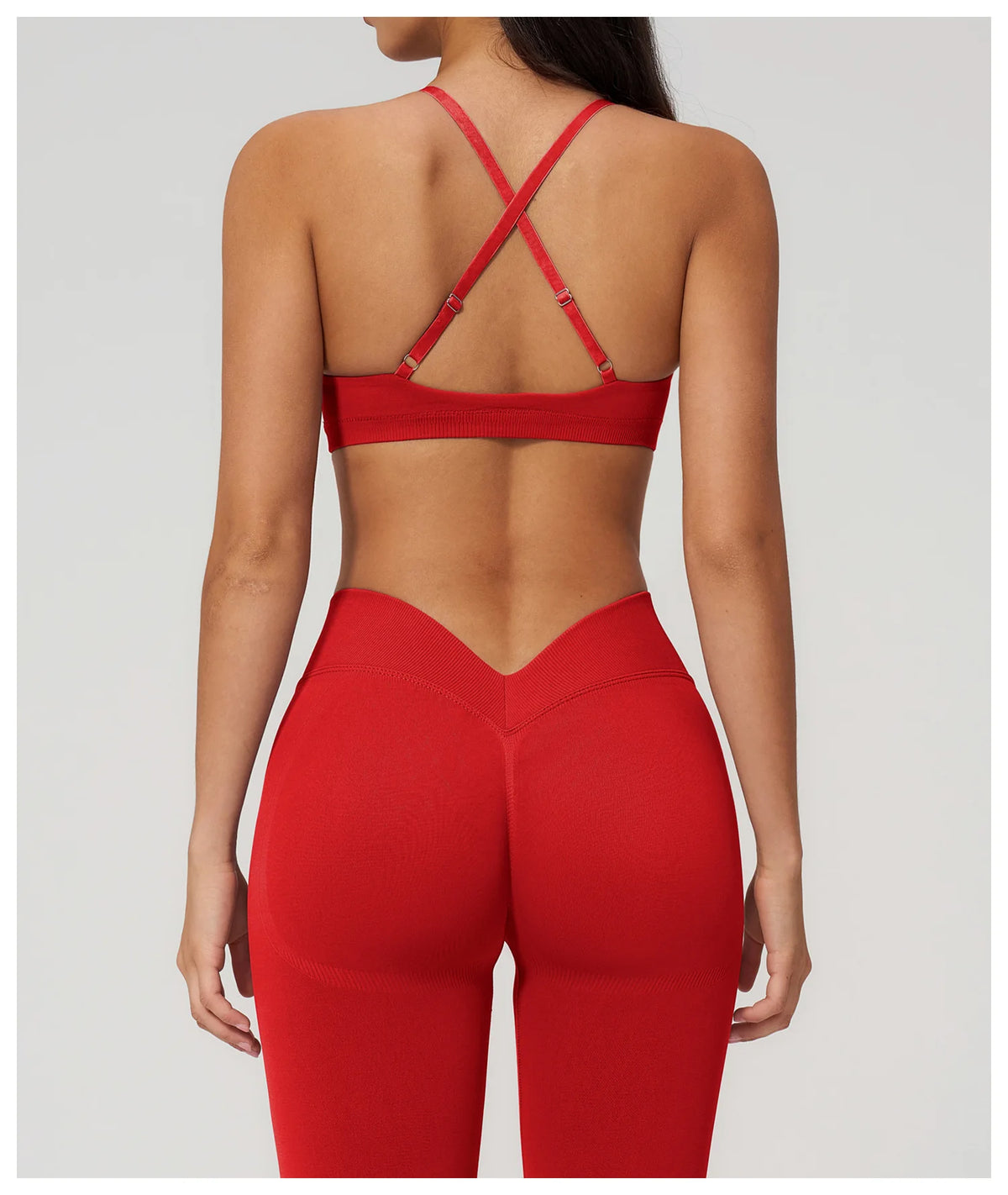 Backless Yoga Bra Woman Gym Tops Sports Bra Strap Cross Back Womens Underwear Adjustable Shoulder Strap Inner Padded Yoga Vest