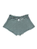 Women´s Beach Shorts Knit Crochet Cutout Bathing Suit Bottoms Drawstring Beach Board Shorts Summer Hot Shorts Streetwear