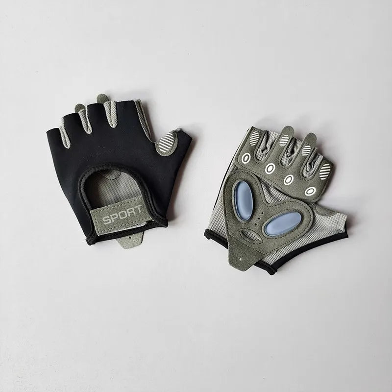 Women's Half Finger Fitness Protective Gloves Anti-Slip Wear-Resistant Sports Gloves for Cocoon Protection
