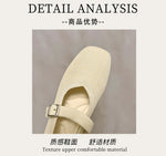 Women Flats Summer Trend Knitted Mary Jane Shoes for Woman Breathable Footwear Lightweight Casual Flat Shoes Zapatos De Mujer