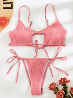 Sexy Hollow Out Micro Thong Bikini Women Swimwear Female Swimsuit Two-pieces Bikini Set Brazilian Bather Bathing Suit Swim Lady