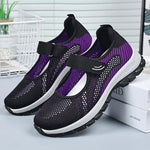 Women Shoes Breathable Vulcanized Shoes Purple Women Sneakers Fashion Breathable Mesh Casual WalkingWomen Work