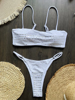 2026 Shiny Sequins Bandeau Bikini Women Swimwear Female Swimsuit Two-pieces Bikini Set Bather Bathing Suit Swim Lady Beachwear