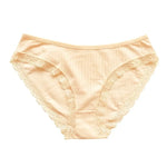 3Pcs/Set Women Lace Briefs Female Underpants Solid Color Pantys M-XL Soft Underwear Sexy Lingerie Intimates Cotton Panties