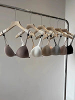French Bralette Front Button, Thin Straps Triangle Cup Sml Chest, Seamless Beautiful Back Lingerie, Summer Lightweight Wirefree