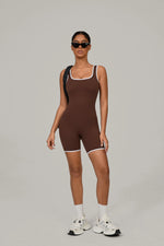 Women's Sports Jumpsuit Yoga Fitness Combination Lift Buttocks Bare Back High Elasticity Gym Sexy Sports Jumpsuit Gym Romper