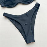 New Sexy Underwired Bikini Female Swimsuit Women Swimwear Two-pieces Bikini Set Brazilian Padded Bather Bathing Suit Swim V7743