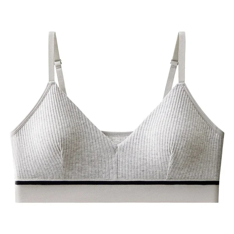 Women Bra Wire Free Cotton Bras Female Seamless Underwear Solid Color Lingerie Girls Breathable Sexy Bralette