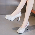 2026 Heels Women Pumps Shoes Platform Wedding Office Party Shoes Woman Sexy High Heels