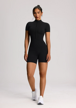 Woman Bodysuit Sportswear Woman Gym Sexy Seamless Jumpsuits Butt-Lift Bodysuit For Fitness Party Shorts Tummy Control Jumpsuits