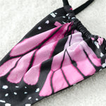 Sexy Butterfly Print Swimwear String Bikinis Set Micro Extremo Mini Thong Swimsuit Women Bathing Suit Triangle Bikini 2026 Mujer