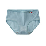 10Pcs/Set Women Cotton Seamless Panties Sexy Underwear Female Breathable Solid Color Underpants Lingerie Low Rise Briefs M-XL