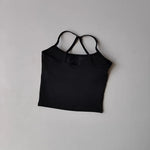 Women's Slim Fit Nude Sports Bra Yoga Fitness Vest Skin Friendly Pilates Top Beautiful Back Design Suspension Yoga Fitness Top