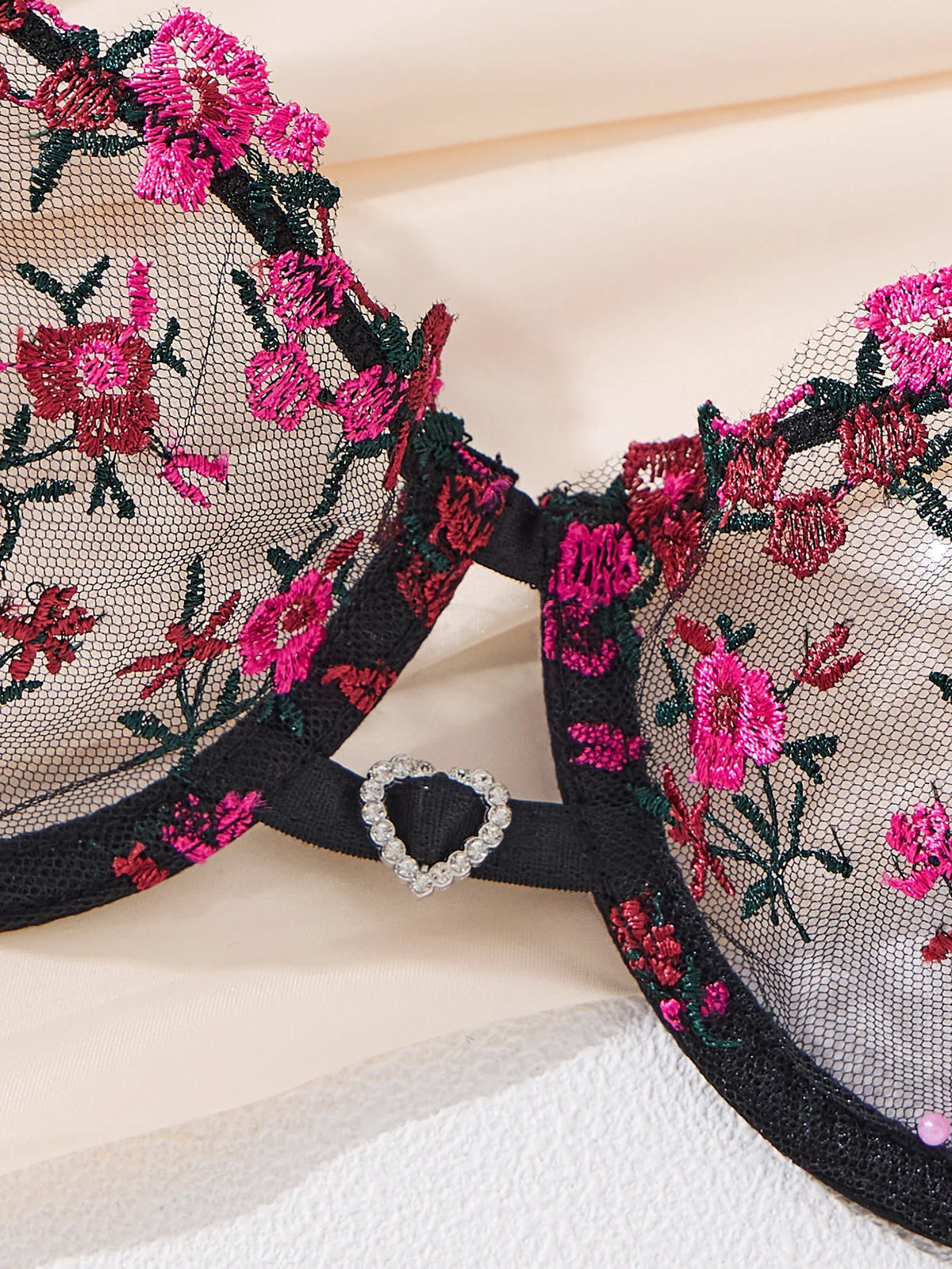Sexy Sheer Lingerie Set Embroidery Transperant Pornostar Lenceria Sensual Mujer Seducive Conjunto Ropa Interior Set Intimo Lace