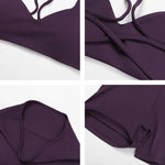 Hearuisavy Women's Running Comfort 2Pcs Sports Pants Set High Waist Push Up Workour Sportswear Casual Cycling Jogging Yoga Bras