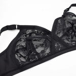 Bra For Women Lace Bralette Wireless Big Bosom Minimizer Plus Size Sexy Lingerie Female Underwear Full Cup BH Tops