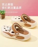 2026 Summer Sandals For Women Platform Shoes Thick Sole Cute DIY Paw Girls Street Beach Slippers Soft EVA Female Fashion Clogs