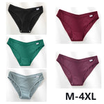5Pcs Women Cotton Panties V-Belt Ladies Soft Female Sexy M-4XL Low-Rise Panties Bikini Underwear Comfortable Lingerie 2024