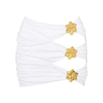 Sexy Starfish Bikini Set With Skirt Women Two-Pieces Swimsuit 2025 New High Fork Skirt Set Biquini Swimwear For Girl Clothing