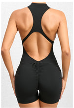 Women Yoga V Backless Jumpsuit Workout Bodysuit Sleeveless Gym Bodycon Sportswear Fitness Yoga Suit One Piece Outfit