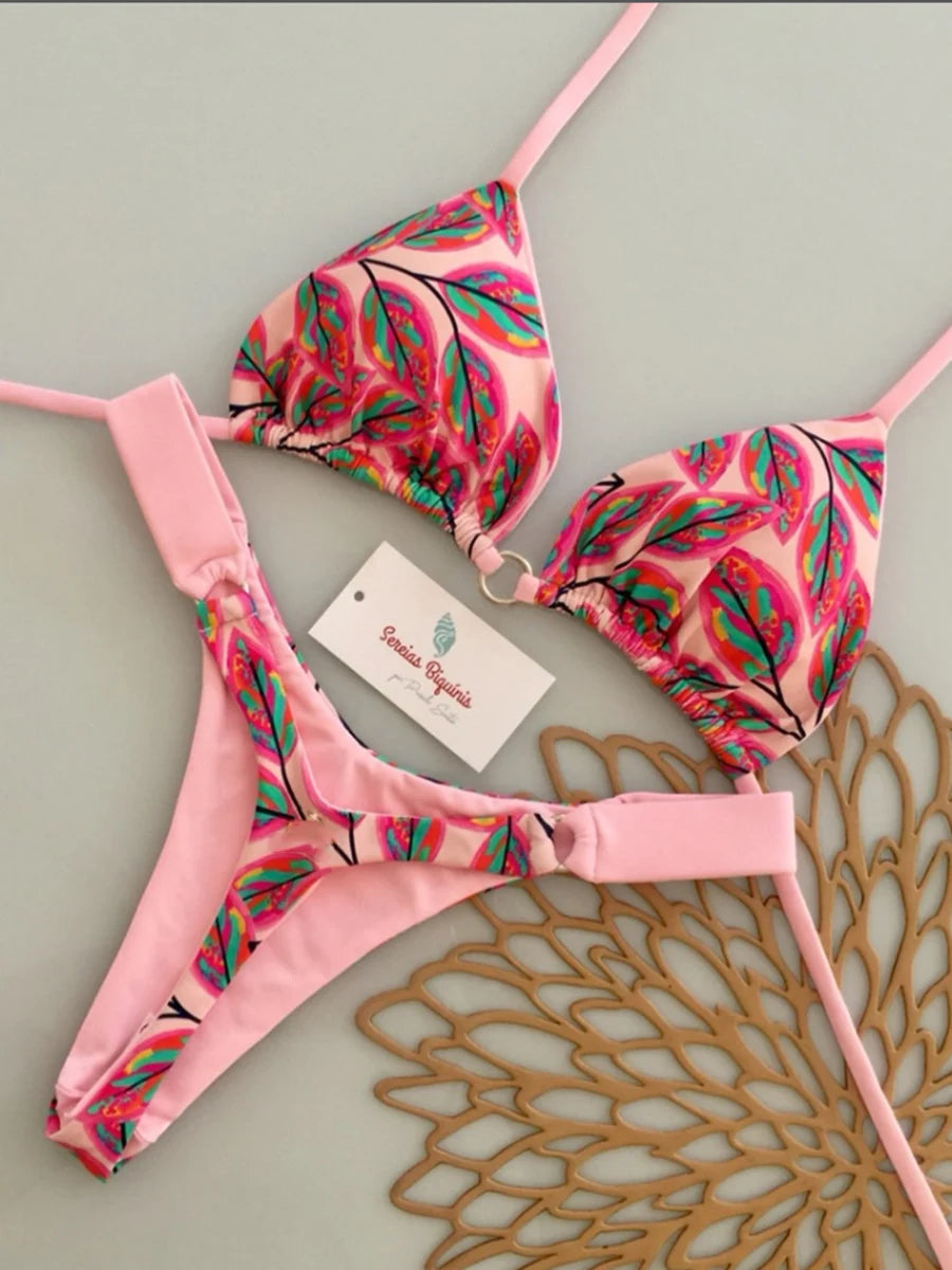 Sexy Bandeau Bikini 2026 Sexy Women Swimsuit Female Swimwear Micro Bikini SetSwimming Suit Beachwear Thong Brazilian Biquini