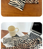 1pcs Seamless Panties Ladies Leopard Print Sexy Underwear Zebra Stripe Briefs Ice Silk Panty Invisible No Trace Solid Underpants