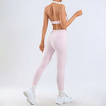 Women's Yoga Sets Fitness Sports Gym Slim Fit Hip-lifting Beautiful Back Suits Workout Casual Running Training Sets