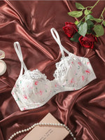 Toucheart Sexy Underwear Intimate Push Up Bra Exotic Sets Bra Set Lace Panties for Women Mesh Patchwork Sexy Lingerie Suit Women