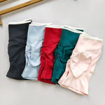 Women's High-Waisted Seamless Yoga Sports Shorts Hip-Lifting Knitted Peach Pants Summer Training Fitness Wear