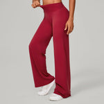 Women Straight Yoga Leg Bottoms Soft Stretchy Fabric Women's Yoga Pants GYM Sweat-Wicking Properties Running Sport Trousers