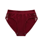 1pcs Mid Waist Solid Seamless Women Panties Underwear Breathable Comfortable Female Underpants Lingerie Hot Sale Lady Briefs