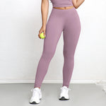 Super Soft Sports Leggings With Pockets For Women High Waisted Workout Yoga Running Push Up Gym Fitness Tight Pants Women's