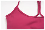 Backless Gym Top Women Sports Bra Running High Strength Yoga Bra Breathable Sports Underwear Women Fitness Cycling Workout Top