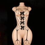 Plus Sexy Lace Lingerie Women's Transparent Catsuit Open Crotch Body Stockings For Sex Sling Halter Backless Teddies Bodysuits