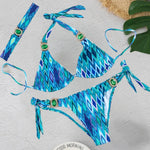 Sexy Bikinis 2026 Swimsuits With Rhinestones Women's Swimwear Female Push Up Bikini Beach Swim Wear Bathing Suits Pool Bather