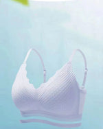 New Top Lace Seamless Women's Underwear Small Chest Gathered Non-slip No Steel Ring Sexy Sling Beautiful Back Bra Thin Section