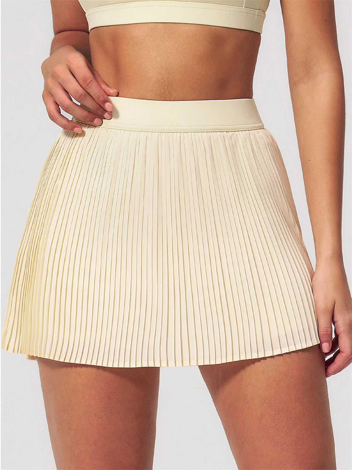 Golf Tennis Skirts with Pocket Women Gym Running Pleated Skorts Outdoor Sports Fitness Slim Shorts High Waist Yoga Golf Skirt