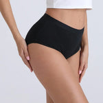 6Pcs/Set Women Cotton Panties High Rise Briefs Female Breathable Underpants Sexy Lingerie Tummy Control Underwear M-XXXL