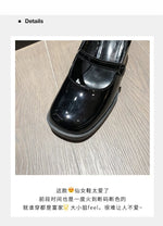 2026 New Patent Leather Brown Shoes Vintage Thick High Heels Mary Jane Shoes Women Woman Square Toe Chunky Heels Pumps Mujer